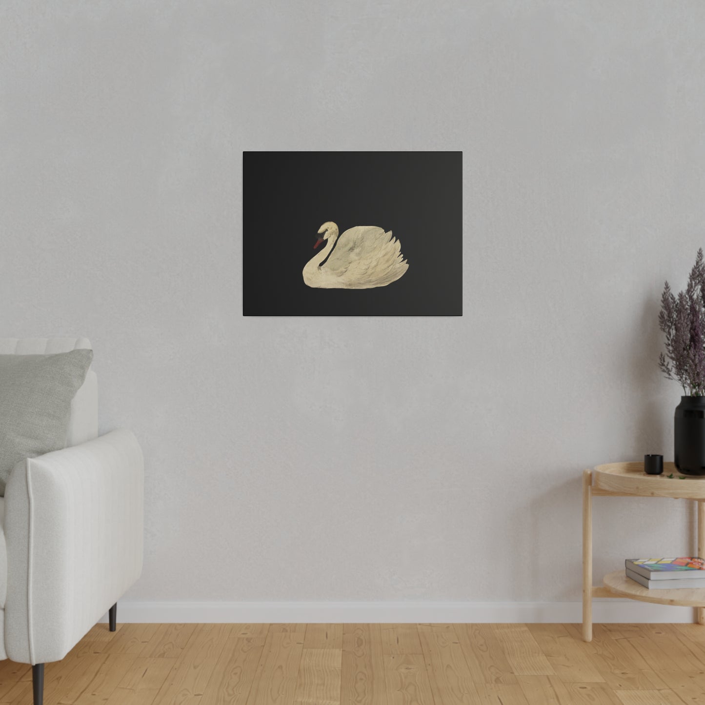 Swan - Matte Canvas, Stretched, 0.75"