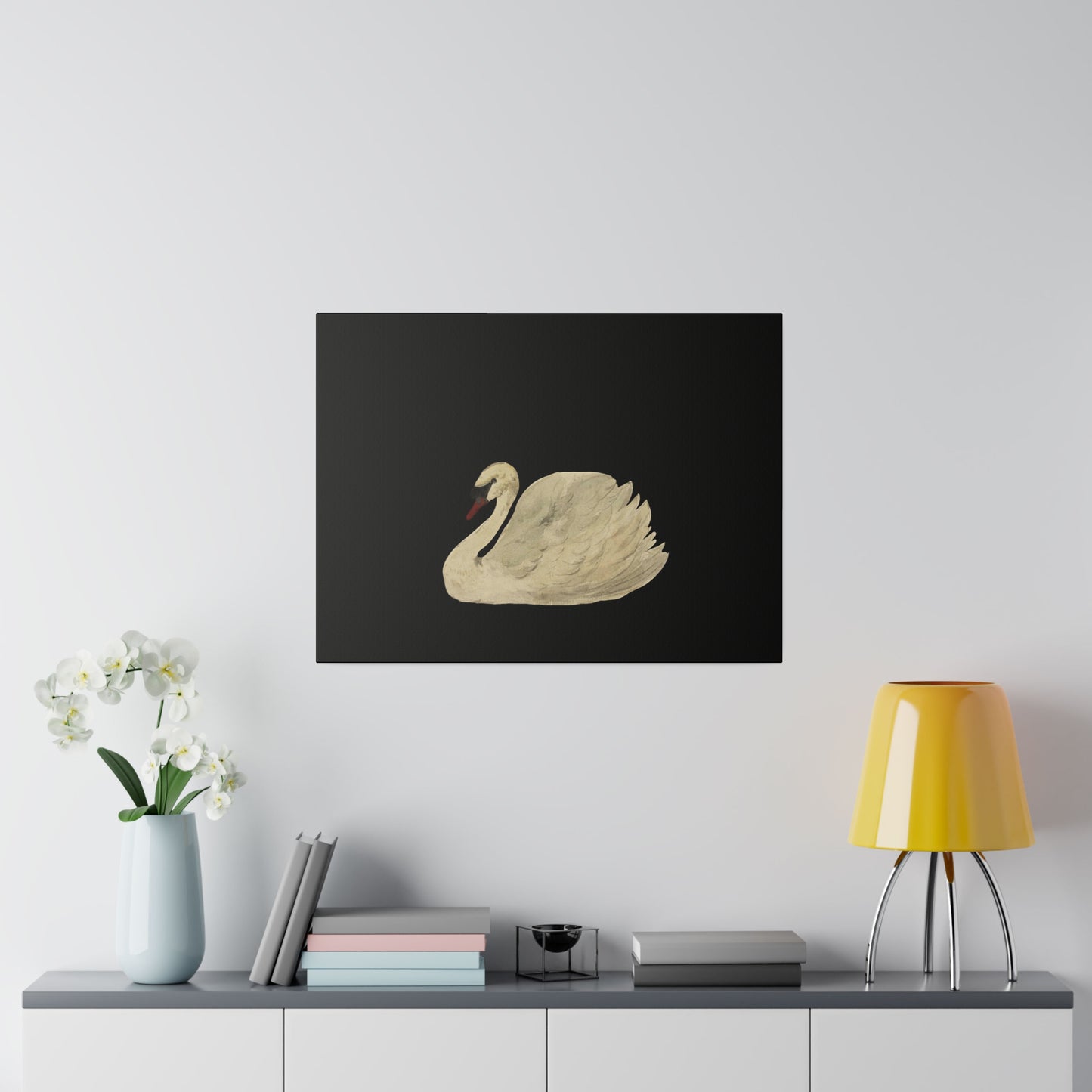 Swan - Matte Canvas, Stretched, 0.75"