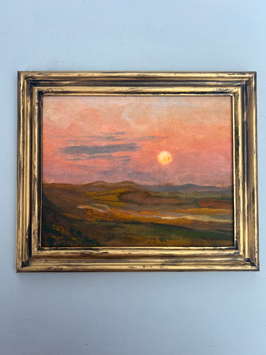 Sunset Print in Gold Frame